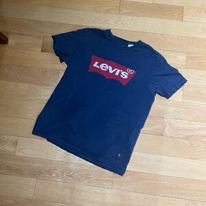 Levi's Dark Blue Tee with Red Logo